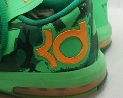 NIKE KD 6 Easter NBA Kevin Durant Turbo Green 599477 Youth Size 6 Shoes