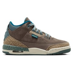Big Kid’s Jordan 3 Retro Olive Grey/Green Abyss-Khaki (IB7066 001)