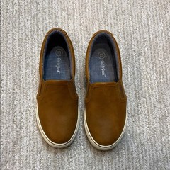 Childs Cat & Jack Tan Slip-On Loafers