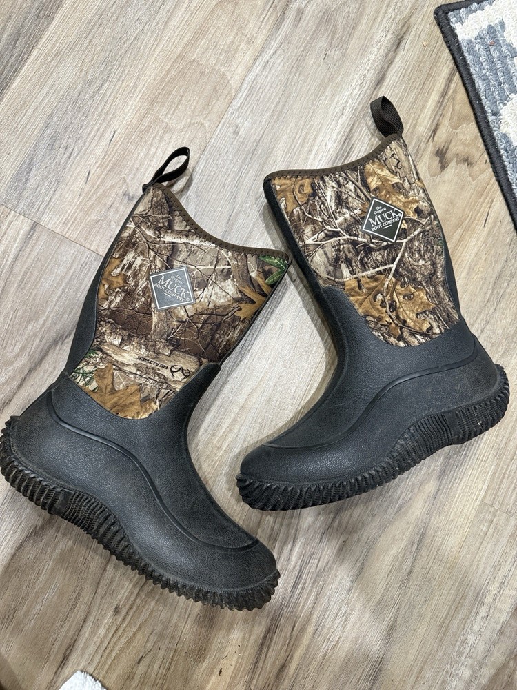 Muck Boots Realtree Youth Size 3 Camouflage Pull-On