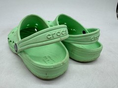 Crocs Baya Classic Clogs Junior Mint Green Slip On Casual Comfort Shoes – J1