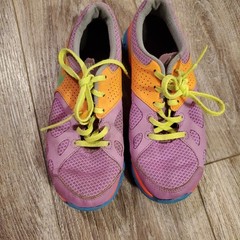 Nike Free Run+ 2 DB Doernbecher Kids Size 3.5 Purple Orange
