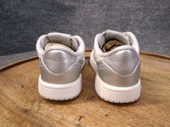 Nike Air Jordan 1 Low OG PS Kid Size 11C Metallic Silver Slip On Shoe FQ5436-002