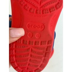 Crocs Kids Marvel Spider-Man Clogs Red Blue Jibbitz Size 13 C13 Boys Girls