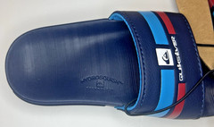 Quicksilver Kids Size 11 Hydrosquish Technology Blue Slides w/Logo