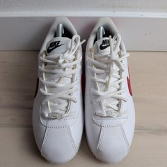 Nike Cortez Basic Forrest Gump Youth 5Y Womens 6.5 White Red Sneakers 904764-103