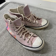 Converse Chuck Taylor All Star Shoes Juniors Size 5 Pink Llama High Top Sneakers