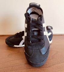 Onitsuka Tiger Mexico 66 Black White C534Y Kids Size K10 Shoes F580416 PI