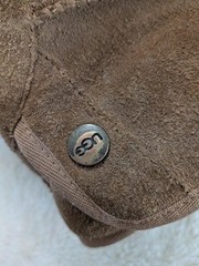 UGG Jona Boot Big Kids Size 4 Fall Winter Suede Snap Closure With Ugg Logo