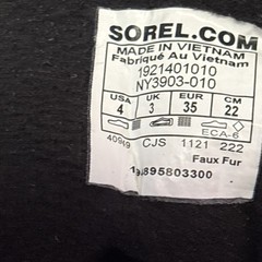 SOREL Kid’s Whitney II Short Waterproof Insulated Winter Boot, Size 4, Black