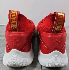 Under Armour Steph Curry Flow 8 Sneakers Warriors Size 6Y 3024036-600 Red Shoes