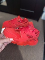 Size 7 (GS) – Nike Huarache Run Low Triple Red- Preown
