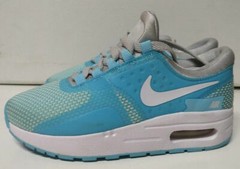 Nike Air Max Zero Essential PS White Blue Youth Shoe 881228-002 Multiple Sizes