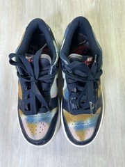 Nike Dunk Low SE Navy Graffiti Athletic Lifestyle Shoes DM1051-400 Youth Size 5