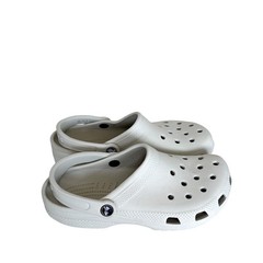Crocs Kids Classic Clog J6 White Casual Slip On Water Friendly Comfortable Shoes