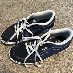 Vans Youth Off The Wall Skateboard Shoes Colorblock Blue SIze 6 Youth US