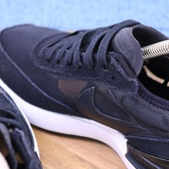 Nike Waffle One GS Black White Low Junior Trainers Sneakers DC0481-001 Kid Sz 5Y