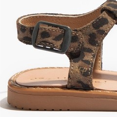 Freshly Picked Leopard Newport Clog sandals toddler sz 6 girls shoes