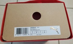 PUMA ROMA BASIC JUNIOR BLACK WHITE WHITE Size 7 Youth ~NEW WITH BOX~