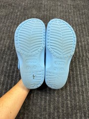 Crocs Disney Stitch Classic Clogs Blue Kids Size J5 Lilo & Stitch Character Shoe