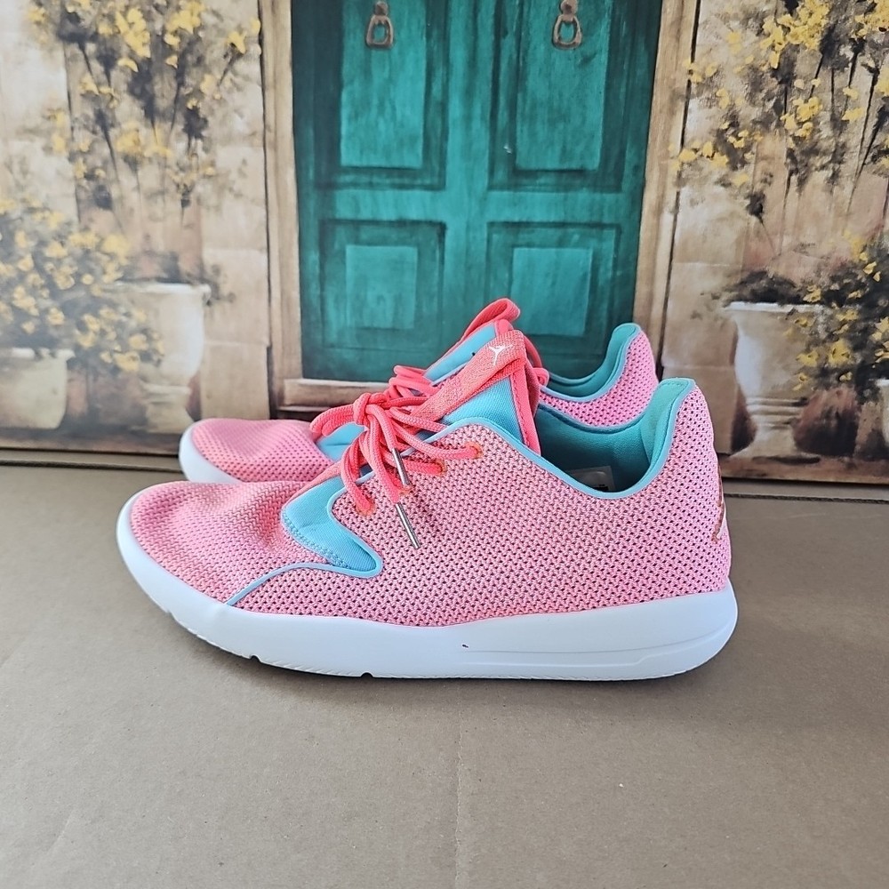 NIKE Air Jordan Eclipse GG Hot Lava White Tide Pool Blue Sz 7 Youth