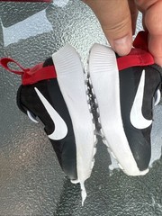 Nike Reposto (TD) Size 2c Dk Gray Red DA3627-008 Excellent