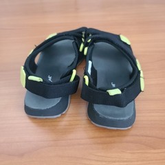Cat & Jack Sandals Youth 4 Sport Strappy Faux Leather Hook & Loop Comfort