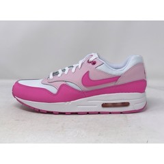 Nike Air Max 1 White Fuchsia Pink Sneakers, Size 7Y / 8.5W BNIB FZ3559-100