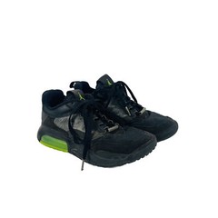 Nike Jordan Max 200 Black And Electric Green Low Sneakers Youth Size 5.5 Y