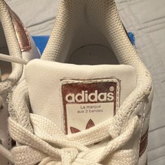 adidas X_PLR J White Pink Leather Sneakers Unisex Kids Size 4 BY9880