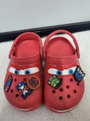 Crocs Lightning Mcqueen Classic Clog Cars Disney Pixar Light Up Red C 10