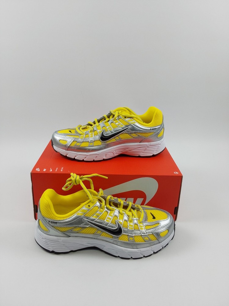 Nike P-6000 Lightning Metallic Silver Grade School