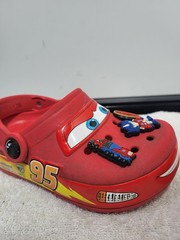 Crocs Lightning Mcqueen Classic Clog Cars Disney Pixar Light Up Red C 10