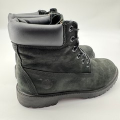 Timberland Black Leather Boot Junior 6.5M Waterproof Insulated Gorpcore Workwear