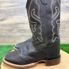 Cody James Youth – Size 5D – Black Square Cowboy Boots BCBSP23P7