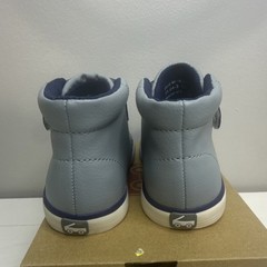 See Kai Run Drew Basics Gray Blue Hook & Loop Sneaker Unisex Kids US 8 EU 24
