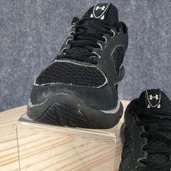 Under Armour Micro G Assert V Shoes Youth 5 Sneakers 1242012-001 Leather Black