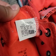 Converse Double Tongue Grey Orange Animal Print Junior Size 1