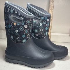BOGS Classic High Waterproof Insulated -35°F Winter Boots Big Kid Size 1 Handles