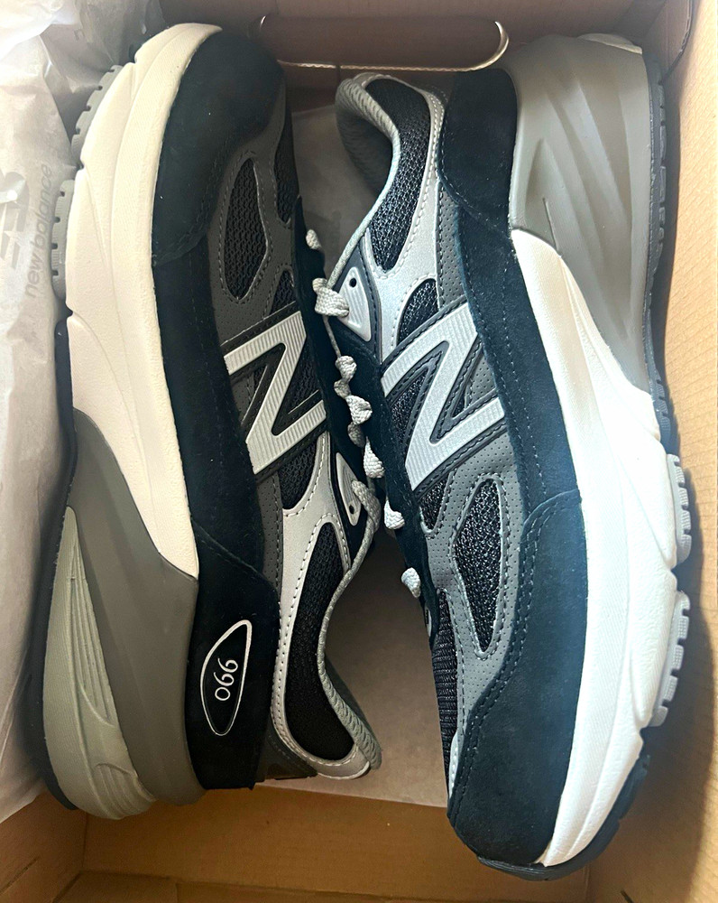 New Balance FuelCell 990v6 Unisex Kids Black Gray Low Top US 6.5 M GC990BK6