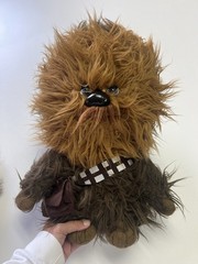 Star Wars Chewbacca Bundle, Furry Slippers Kid Size 2-3 And Chewy Stuffed Animal