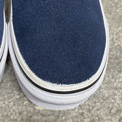 Vans Off The Wall Pop Cush Blue/Maroon Slip On Low Skateboarding Shoes US Kids 2