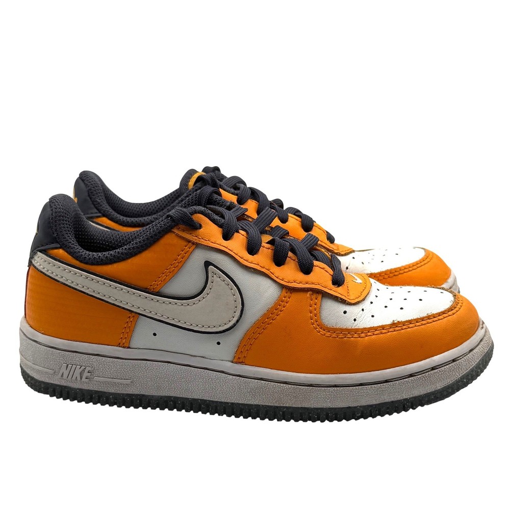 Nike Air Force 1 Low Clownfish Boys Sz 13C Orange White Athletic Shoes Sneakers
