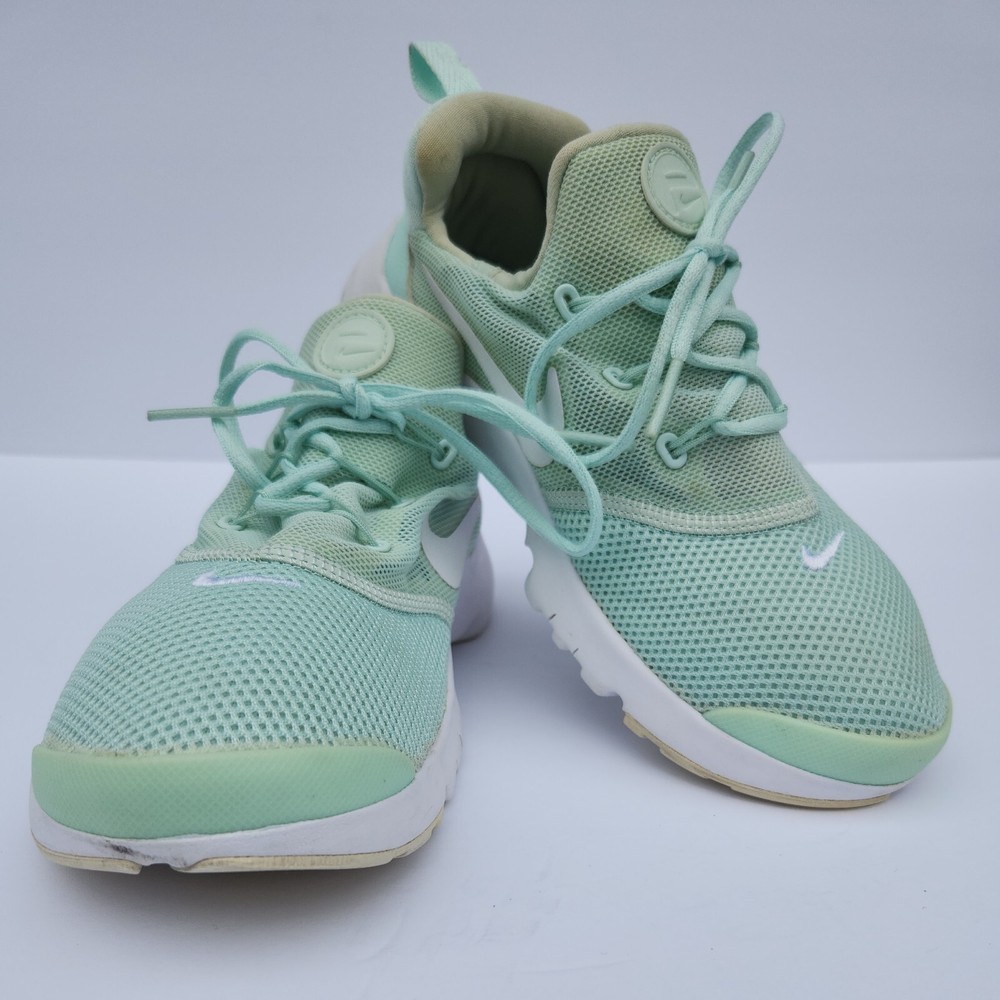 2017 Nike Presto Fly „Igloo“ Mint Green with White Swoosh Youth Shoes Size 3Y