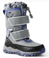 New Lands‘ End Boys Snow Flurry Insulated Winter Snow Boots Size 4 Youth NWT