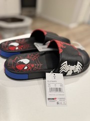 Marvel Spider-Man Slide Sandal Black/Red Unisex Kids US Size 9