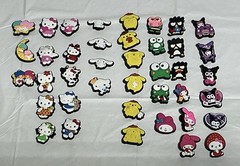LOT OF 40 Hello Kitty And Friends Croc Charms