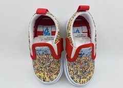 VANS Where’s Waldo Slip-On Multicolor Unisex Toddler Canvas Shoes
