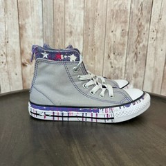 Converse Junior Chuck Taylor All Star High Top Sneakers Paint Splatter Multi 12