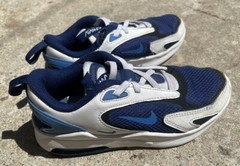 Nike Air Max Bolt, 2.5 Y, Blue White CW1627 400 FREE SHIP Minor Wear SEE PICKS